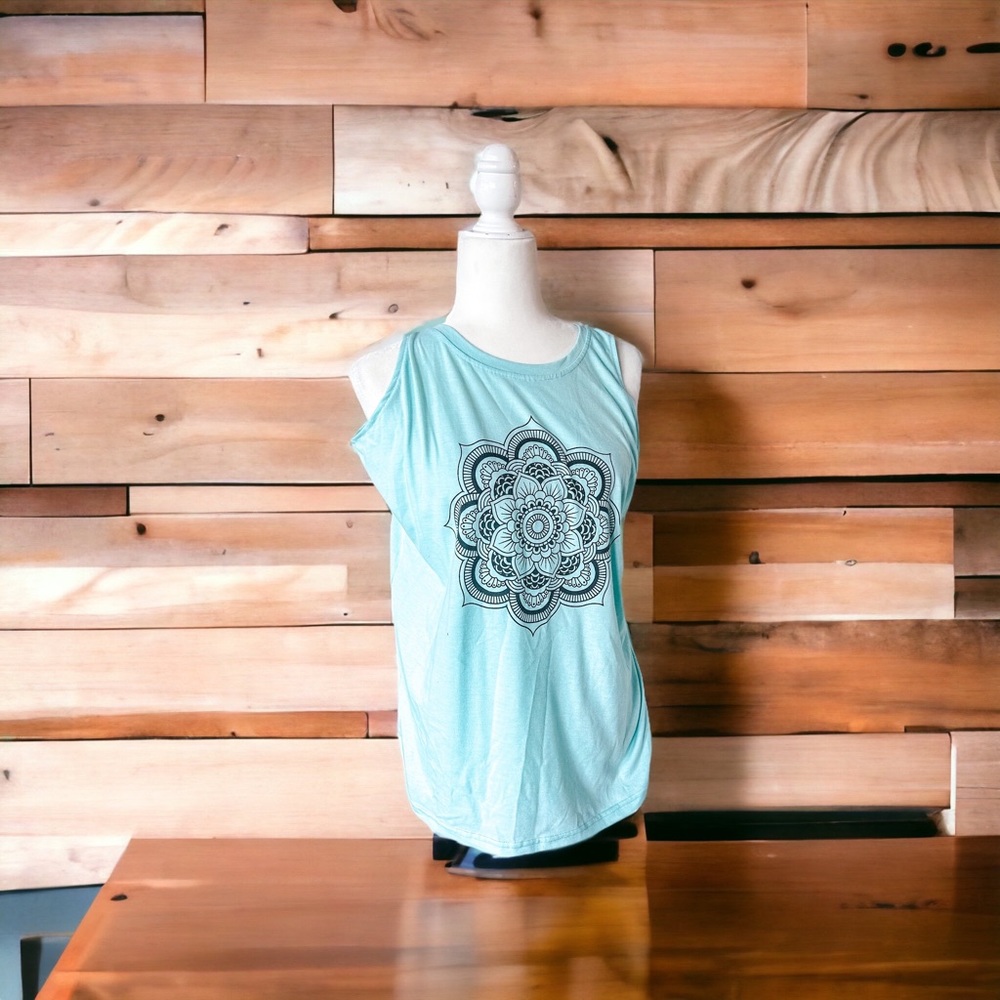 Teal Boho Tank